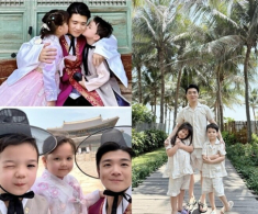 Sao Việt 24h: Cháu đích tôn của Bầu Hiển làm được động tác điệu nghệ, Đỗ Mỹ Linh nhìn sang con gái mình mà “ghen tị”