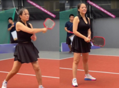 Sao Việt 24h: Nữ diễn viên phim “giờ vàng” VTV vừa sinh con đã “đu trend” chơi pickleball, thân hình trên sân gây chú ý
