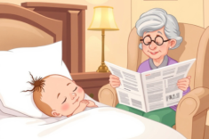 Trong 10 giây, người tinh tế mới nhận ra lỗi sai của bà ngoại khi chăm cháu sơ sinh ở bức hình