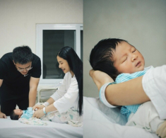 2 sao Việt gặp hiện tượng hiếm khi sinh con: Người có em bé lai, người mong quý tử thi toán quốc tế