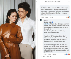 Bị nói yêu Lệ Quyên “vì tiền thì càng khổ và nhục”, Lâm Bảo Châu đanh thép đáp trả