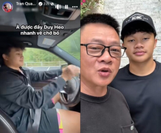 BTV Quang Minh khoe con trai đầu lòng tập lái xe khi đi du học Canada, vắng quý tử ở nhà liền cảm thấy nhớ nhung