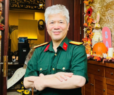 Chồng bác sĩ của NSND Thanh Lam diện quân phục khoe hàm Thượng úy, hiếm hoi nhắc đến bố vợ là nhạc sĩ Thuận Yến