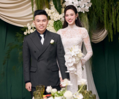 “Cô dâu nghìn tỷ” Đỗ Thị Hà được chồng thiếu gia lái siêu xe rước về dinh, làm lễ cưới lớn nhất Quảng Trị