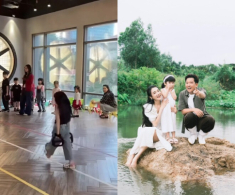 Con gái Trường Giang catwalk khoe suối tóc bóng mượt ai nhìn cũng mê, Nhã Phương dẫn quý tử đến lớp “dự giờ”