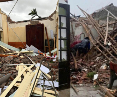 Đăng tải cảnh thiệt hại mà bão Bualoi gây ra, MC Thảo Vân đau xót khi nhìn số người thiệt mạng và mất tích