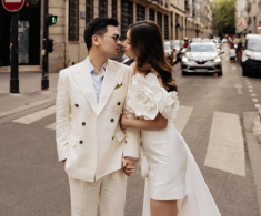 Hoa hậu Đỗ Mỹ Linh được ông xã Chủ tịch mừng sinh nhật ngọt ngào, nàng hậu được nhận xét có duyên số với chồng doanh nhân