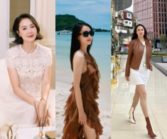 Hồng Diễm lên đồ “hack tuổi” với mẫu quần jeans dễ mặc hơn skinny jeans, chị em 40 nên thử ngay