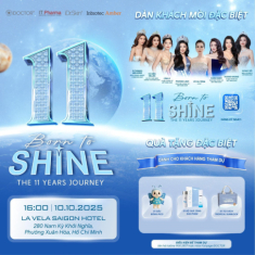 iDOCTOR kỷ niệm 11 năm hành trình khoa học và sắc đẹp – Chuẩn bị ra mắt Inbiotec Amber 