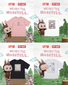 Labubu dẫn đầu “gia đình quái vật” cùng trở thành nhân vật chính trong BST áo thun mới của UNIQLO