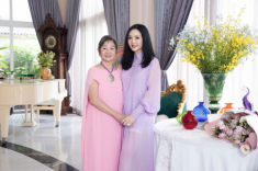 Mẹ ruột Hoa hậu Giáng My sang trọng, quý phái