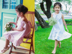 Mừng sinh nhật 4 tuổi của con gái, Xuân Lan lập thương hiệu thời trang riêng cho trẻ em