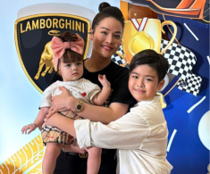 Nhật Kim Anh bế con gái về Cần Thơ thăm bố mẹ chồng cũ, bạn gái mới của doanh nhân Bửu Lộc cũng có mặt