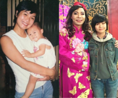 NSND Công Lý hội ngộ vợ cũ - BTV Thục Khuê, gia đình đủ mặt từ bố mẹ đến 2 con chung “nửa huyết thống”