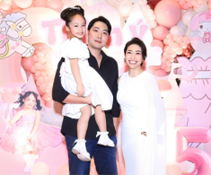 Pha Lê hội ngộ chồng cũ người Hàn hậu ly hôn, cùng tổ chức sinh nhật cho con gái mà tưởng như đám cưới