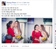 Phạm Hương xúc động mạnh trong ngày sinh nhật mẹ