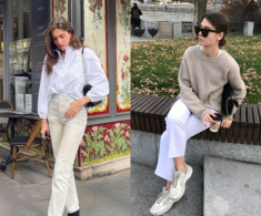 Phụ nữ trên 40 mặc quần trắng thế này vào mùa thu quá đẹp: Trẻ hóa diện mạo, đảm bảo sự sang trọng