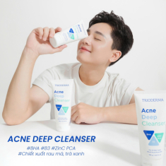 Review sữa rửa mặt Trioderma Acne Deep Cleanser: Làm sạch sâu, ngừa mụn hay chỉ là quảng cáo?