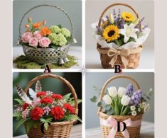 Trắc nghiệm: Chọn một lẵng hoa để kiểm tra xem hôn nhân khi về già của bạn có hạnh phúc không