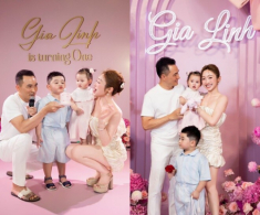 Vợ trẻ Chi Bảo “tiết kiệm chi phí‘ khi làm tiệc sinh nhật cho con gái, đặt tên tiếng Anh để ái nữ học trường quốc tế