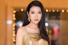 Á hậu Việt duy nhất có màn ứng xử hay nhất thế giới, bị tuột bikini ngay trên sóng truyền hình, lấy chồng có gia thế “khủng”