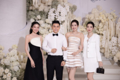 Chiếc váy khiến Đỗ Mỹ Linh vướng tin đồn “có tin vui” khi đi cưới Đỗ Hà