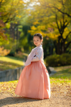 Con gái Cường đô la - Đàm Thu Trang diện Hanbok xinh như công chúa