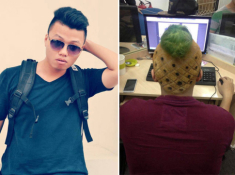 ‘Đắng lòng’ chàng trai Việt phải cắt tóc hình quả dứa vì ‘trót dại’