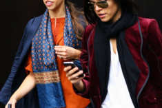 Diện khăn thu đông ‘chuẩn’ như các fashionista