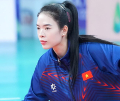 “Hoa khôi bóng chuyền” cầm cờ cho đoàn Việt Nam tại SEA Games 33: Cao 1m80, ngỡ ngàng nhan sắc đời thường