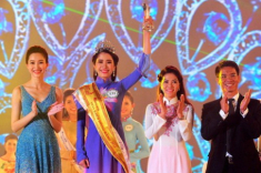 Hoa khôi Nam Em dự thi Miss Global 2015