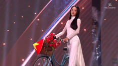 Hương Giang nhận “bão” lời khen ở màn thi Trang phục truyền thống Miss Universe 2025
