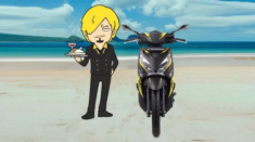 Khám phá Honda Beat x One Piece phiên bản ‘đầu bếp’ băng mũ rơm - Sanji