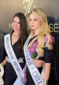 Mỹ nhân Chile đẹp như búp bê khiến Hương Giang phải “dè chừng”