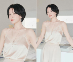 Song Hye Kyo cao chưa đến 1m7 nhưng diện quần jeans kiểu nào cũng đẹp, nhìn cách phối đơn giản nhưng cực kỳ tôn dáng!