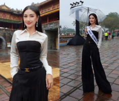 Tín hiệu vui của Hoa hậu Phương Linh tại Miss Cosmo 2025