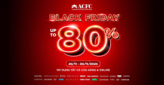 ACFC Black Friday: Deal xịn, mua sắm thả ga, không lo về giá!