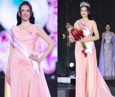 Cô gái cao 1m74 từng bán bánh mì mưu sinh giờ là Á hậu Việt Nam, ảnh mặt mộc “gây sốt”