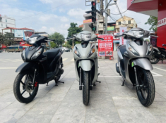 Hình ảnh thực tế của Honda Vision 2026 vừa lên kệ tại các đại lý trong nước