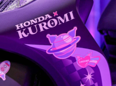 Honda mang phong cách Kuromi lên chiếc xe số lai giữa Vision và Future