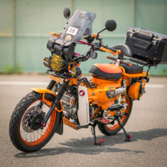 Quái vật cam Honda CT125 Hunter Cub của Champion Hiro, 4 năm vô địch liên tiếp và vẫn chưa chịu dừng
