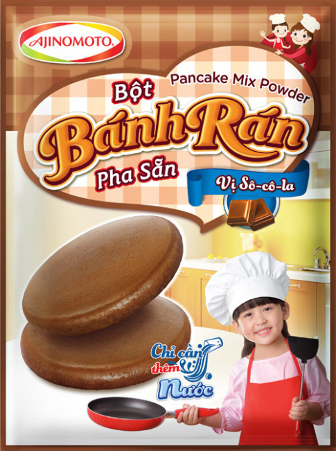 Làm bánh tại nhà thật đơn giản với bột bánh rán pha sẵn Ajinomoto – vị ...