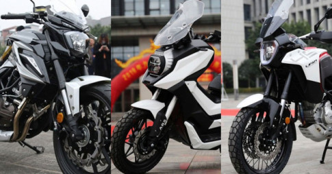 Bộ 3 xe mô tô phân khối lớn Lifan chuẩn bị đổ bộ thị trường Thái Lan