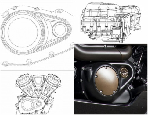 Harley-Davidson tiết lộ bảng thiết kế động cơ V-Twin hoàn toàn mới