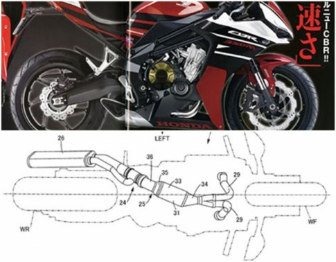 Honda CBR300R sẽ được trang bị động cơ 2 xi-lanh như mẫu CBR250RR