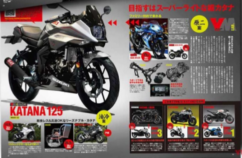 Suzuki dự kiến sẽ giới thiệu Katana 150 cạnh tranh với Honda CB150R 