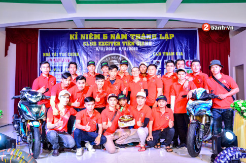 Sinh nhật CLB Exciter Tiền Giang lần 5 quy tụ hàng trăm biker về tham dự