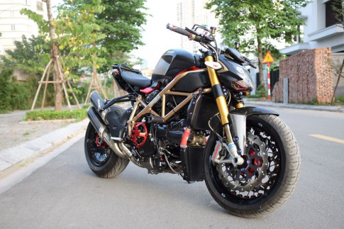 Ducati Streetfighter độ lại hoàn toàn xứng danh ‘Chiến binh đường phố’
