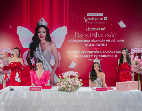 Hoa hậu Ngọc Châu: “Cảm ơn SeoulSpa.Vn đã đồng hành cùng Châu để Sẵn Sàng Cho Vương Miện nhan sắc”